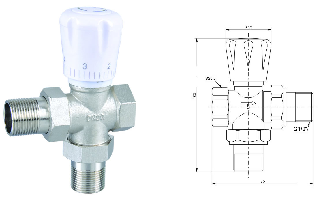 JT1520 三通温控阀