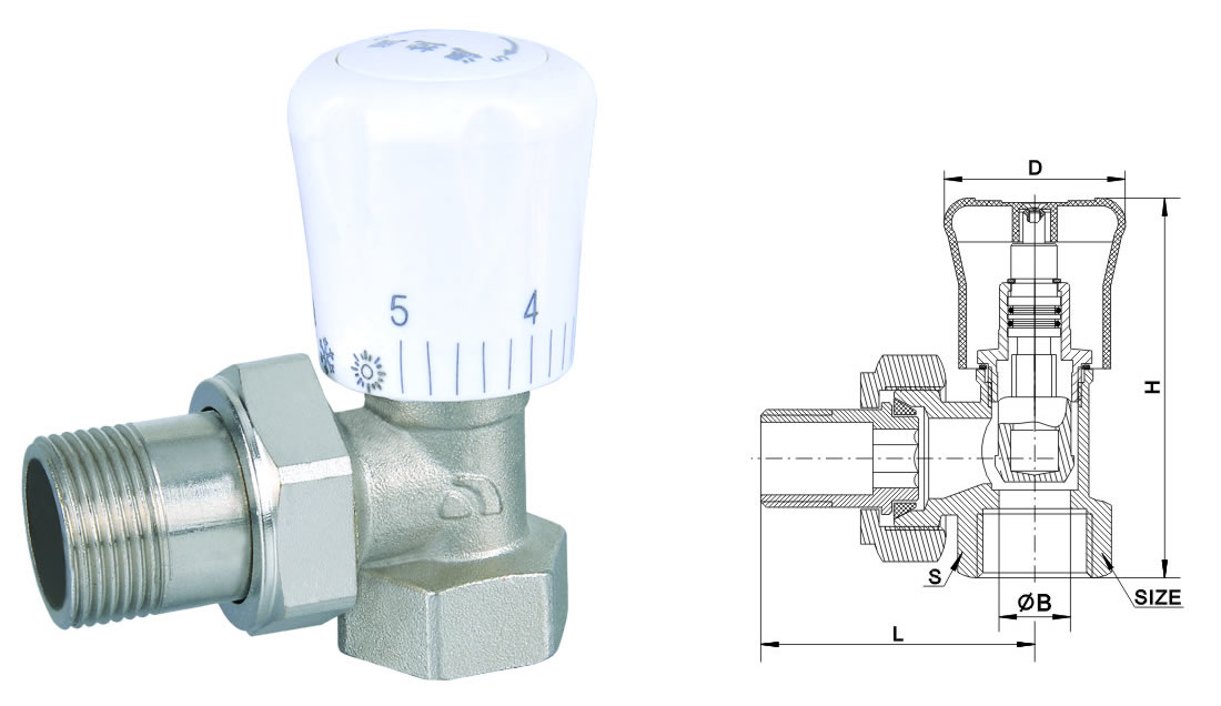 JT1510 角式温控阀